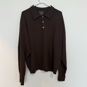 Club Room Dark Brown Polo Shirt